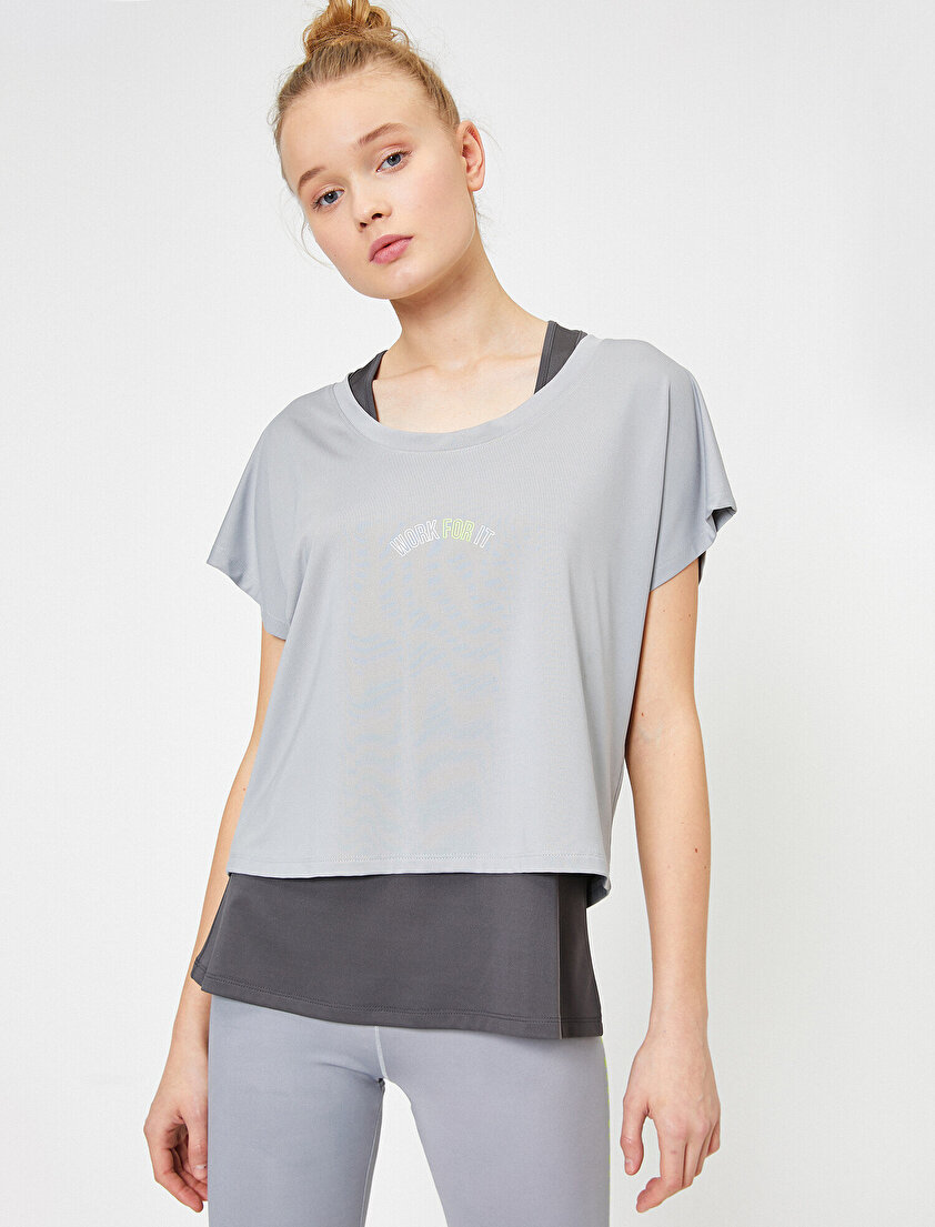 Yazılı Baskılı T-Shirt