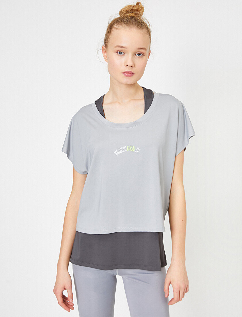 Yazılı Baskılı T-Shirt