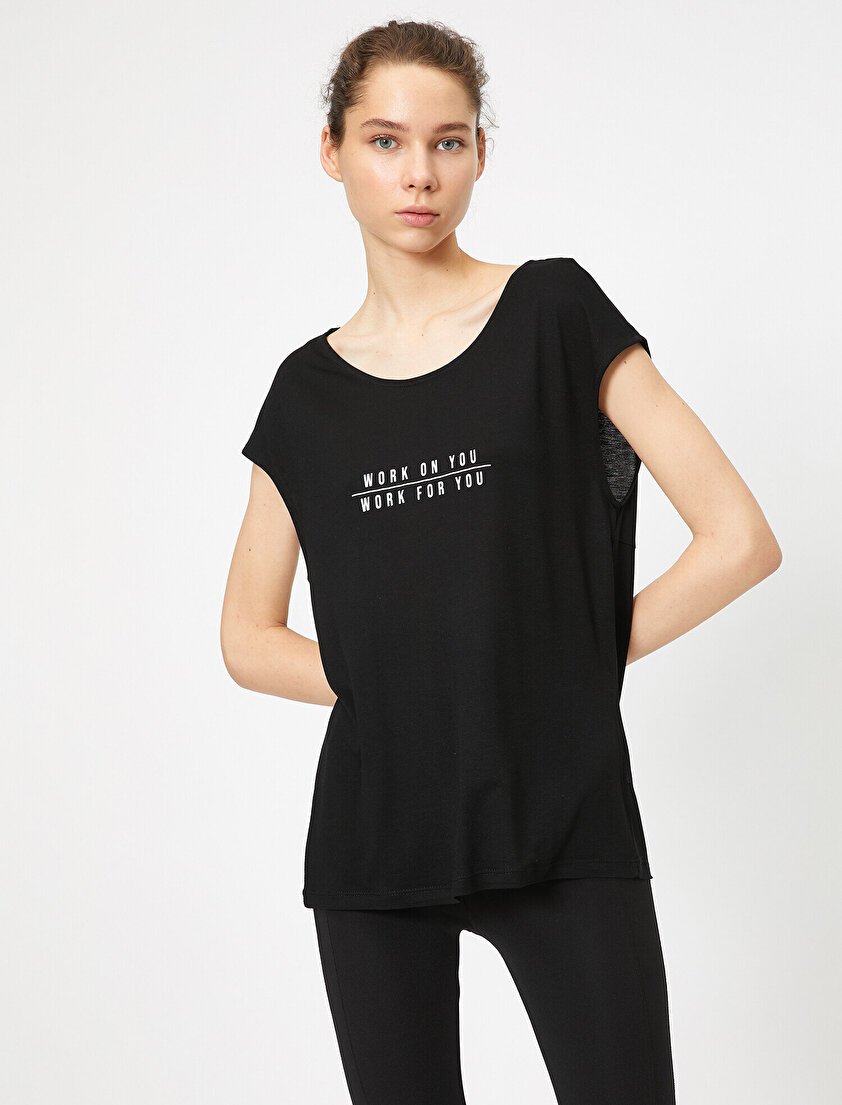 Yazılı Baskılı T-Shirt