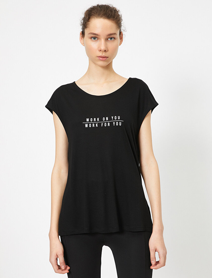 Yazılı Baskılı T-Shirt