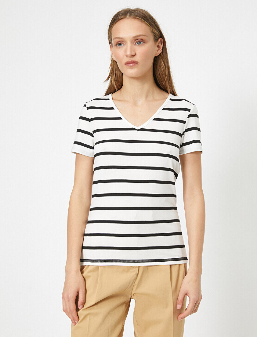 Çizgili T-Shirt
