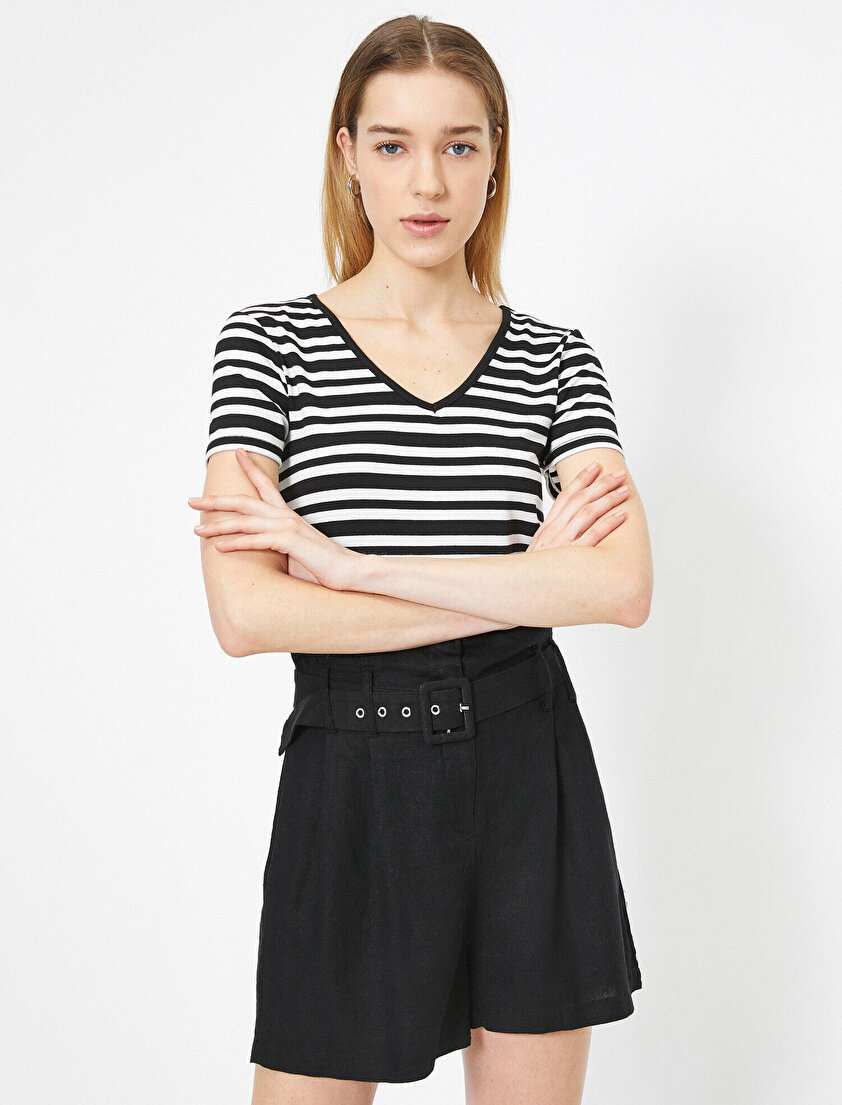 Çizgili T-Shirt