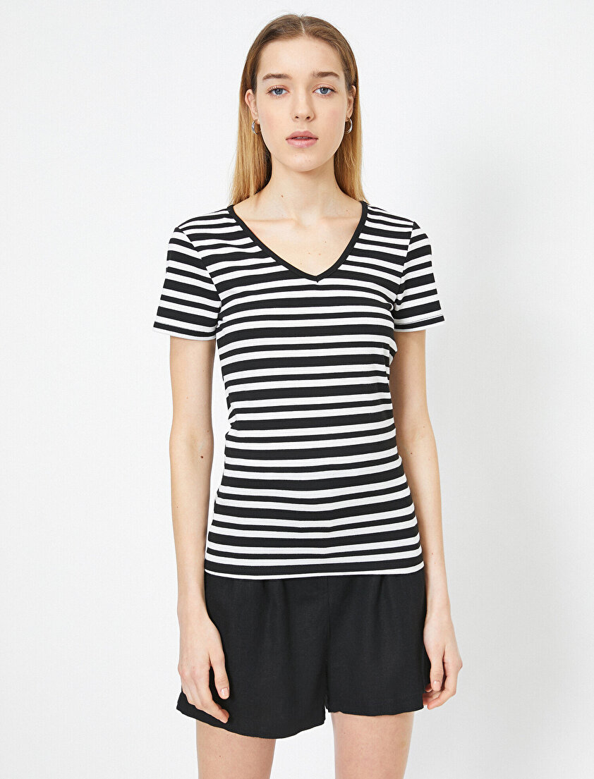 Çizgili T-Shirt