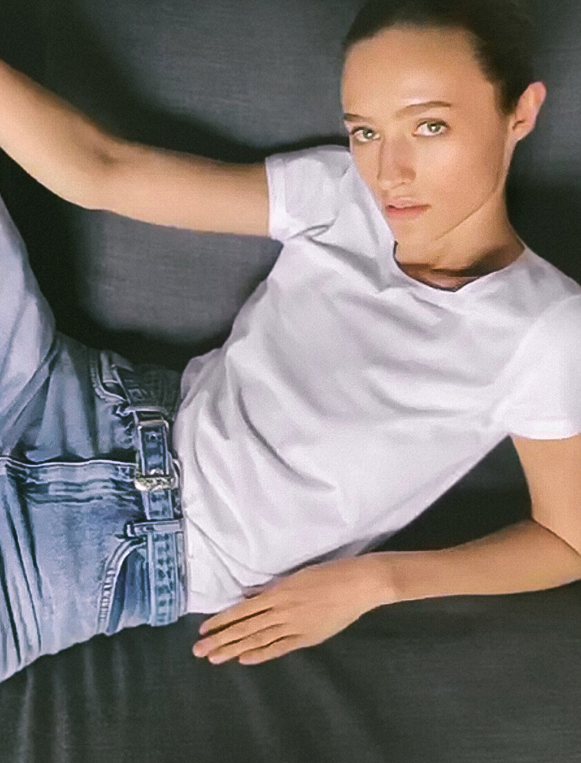 Standart Kalıp Bisiklet Yaka Basic Tişört