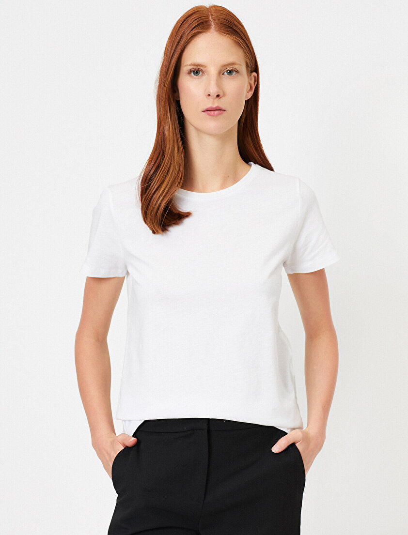 Bisiklet Yaka Basic Tişört