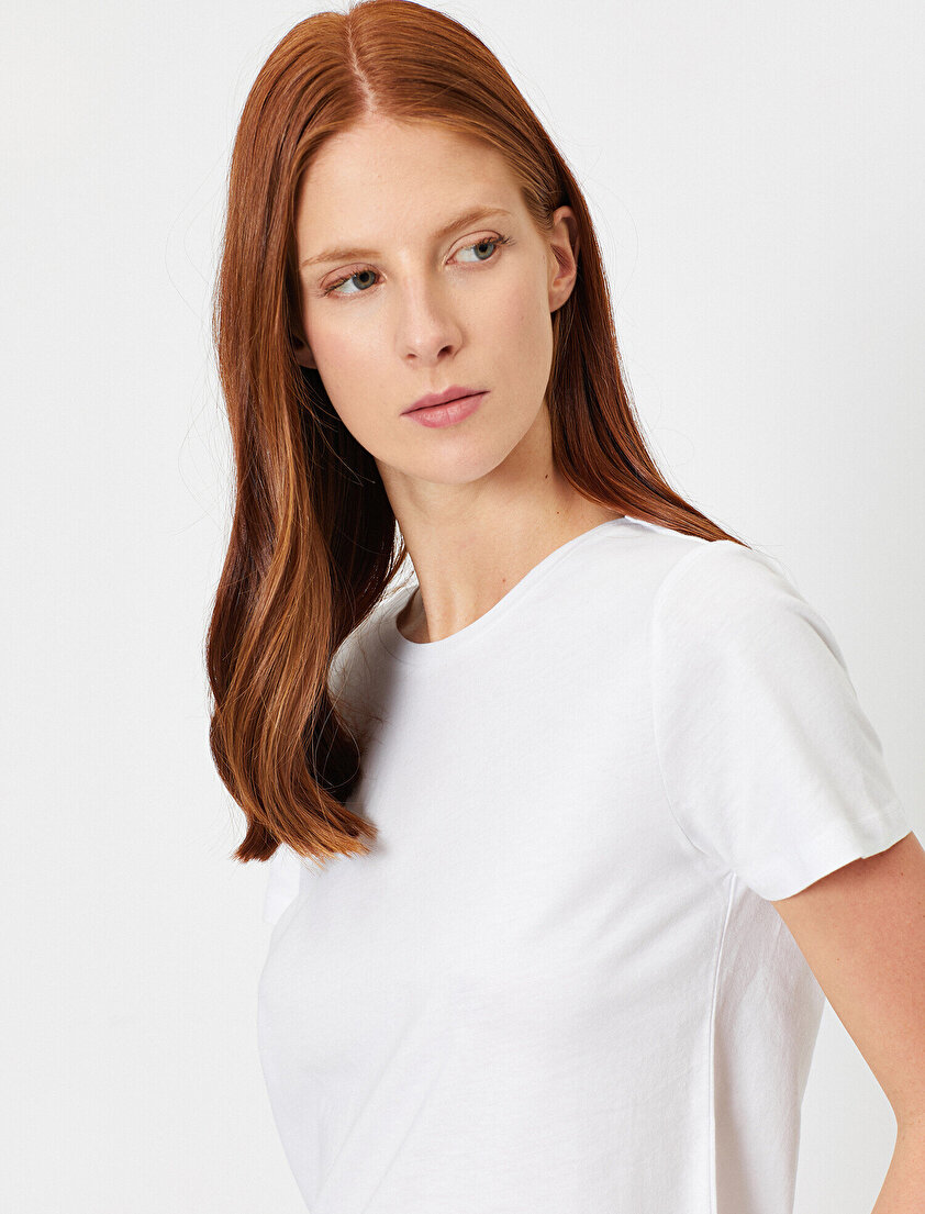 Bisiklet Yaka Basic Tişört