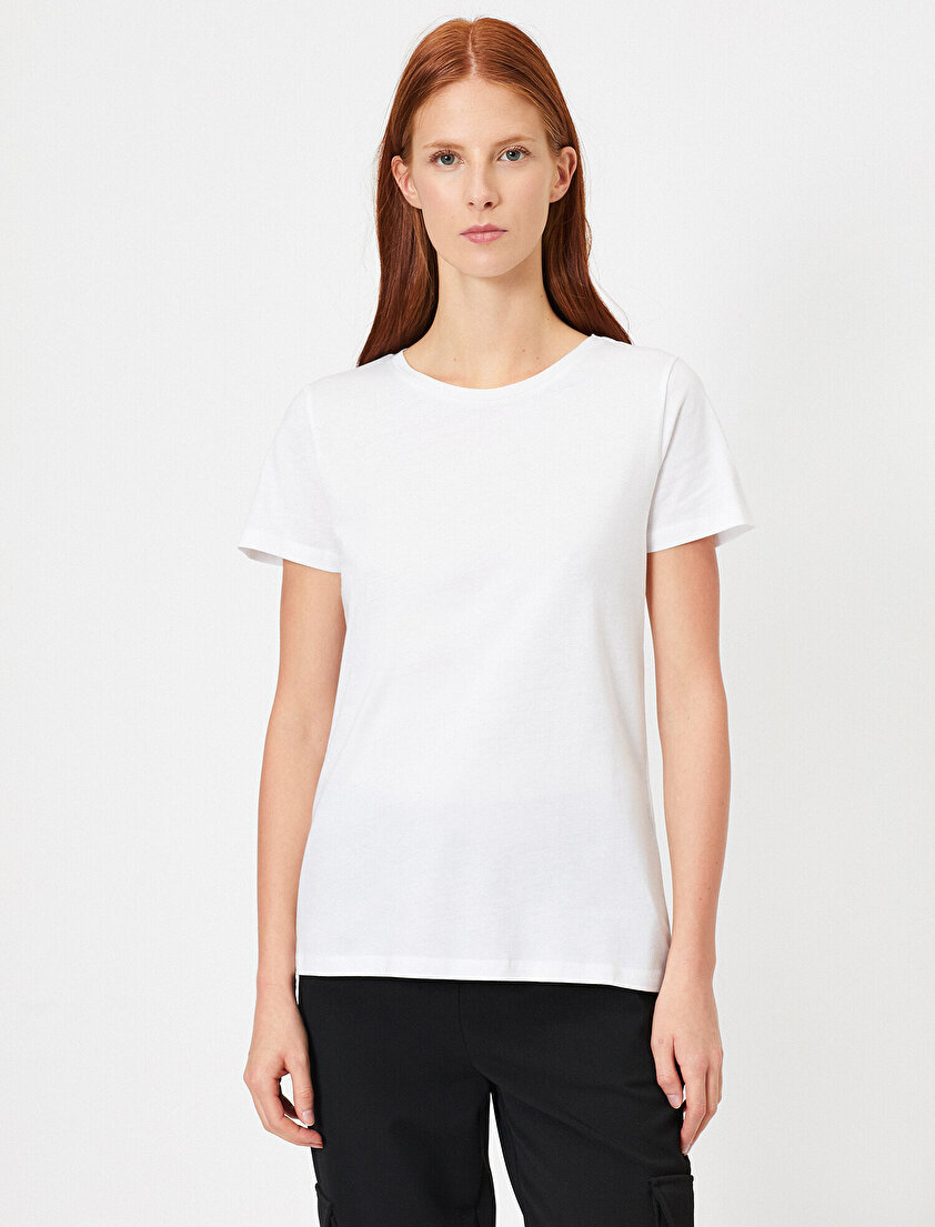 Bisiklet Yaka Basic Tişört