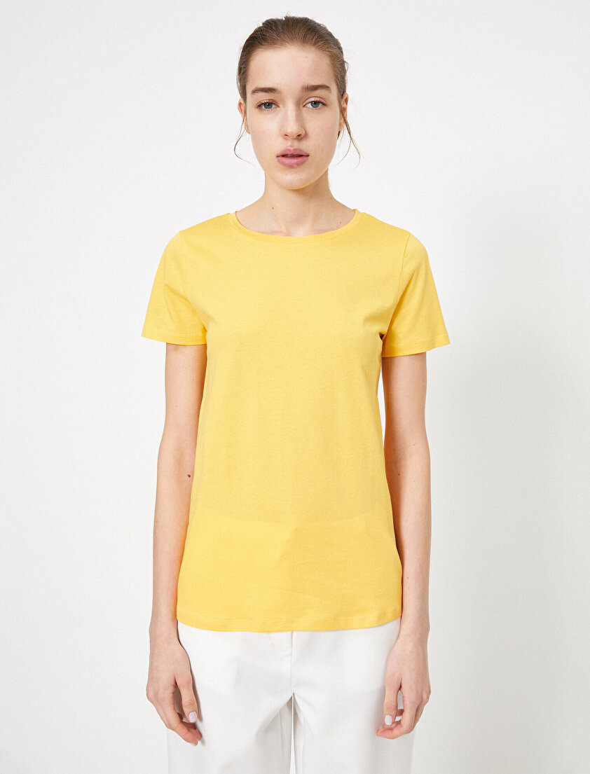 Bisiklet Yaka Basic Tişört