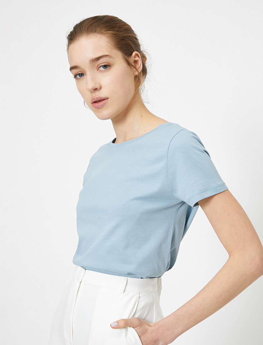 Bisiklet Yaka Basic Tişört