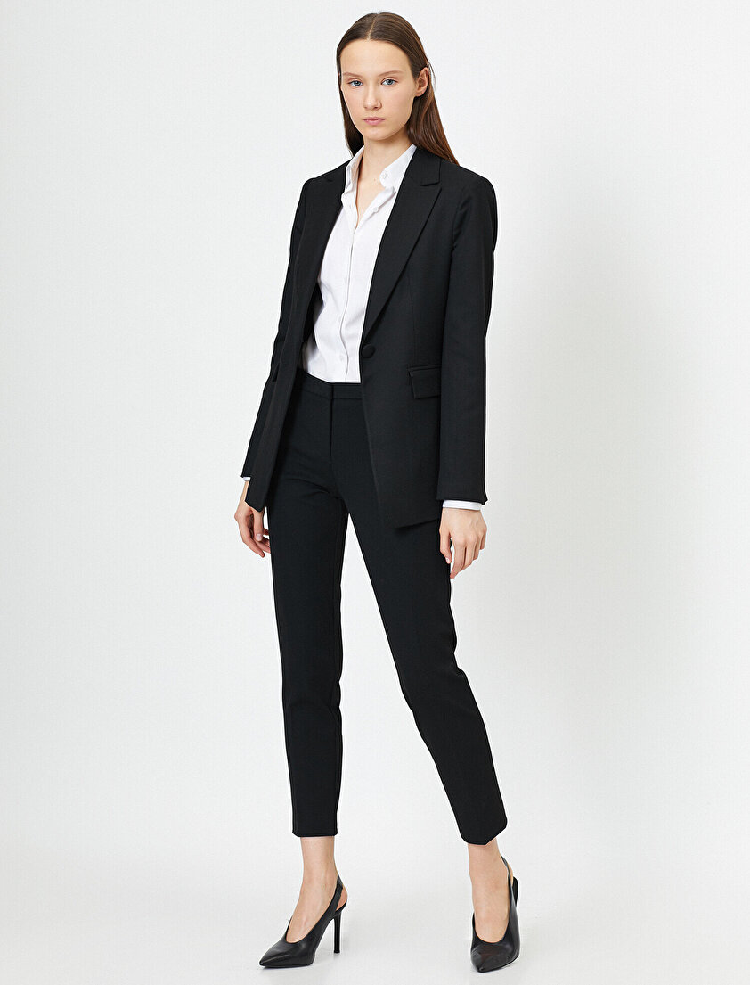 Slim Fit Dar Paça Pantolon