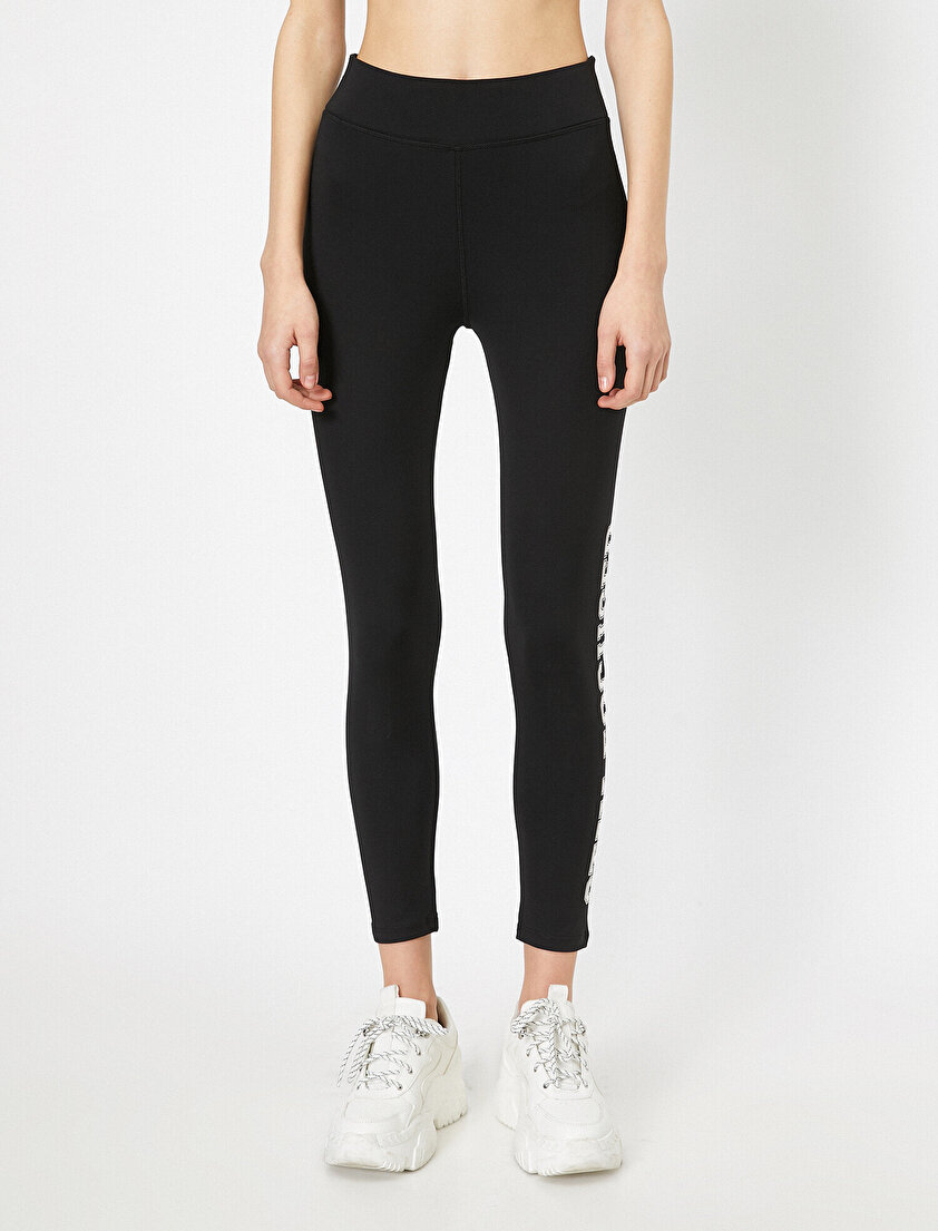 Yazılı Baskılı Tayt