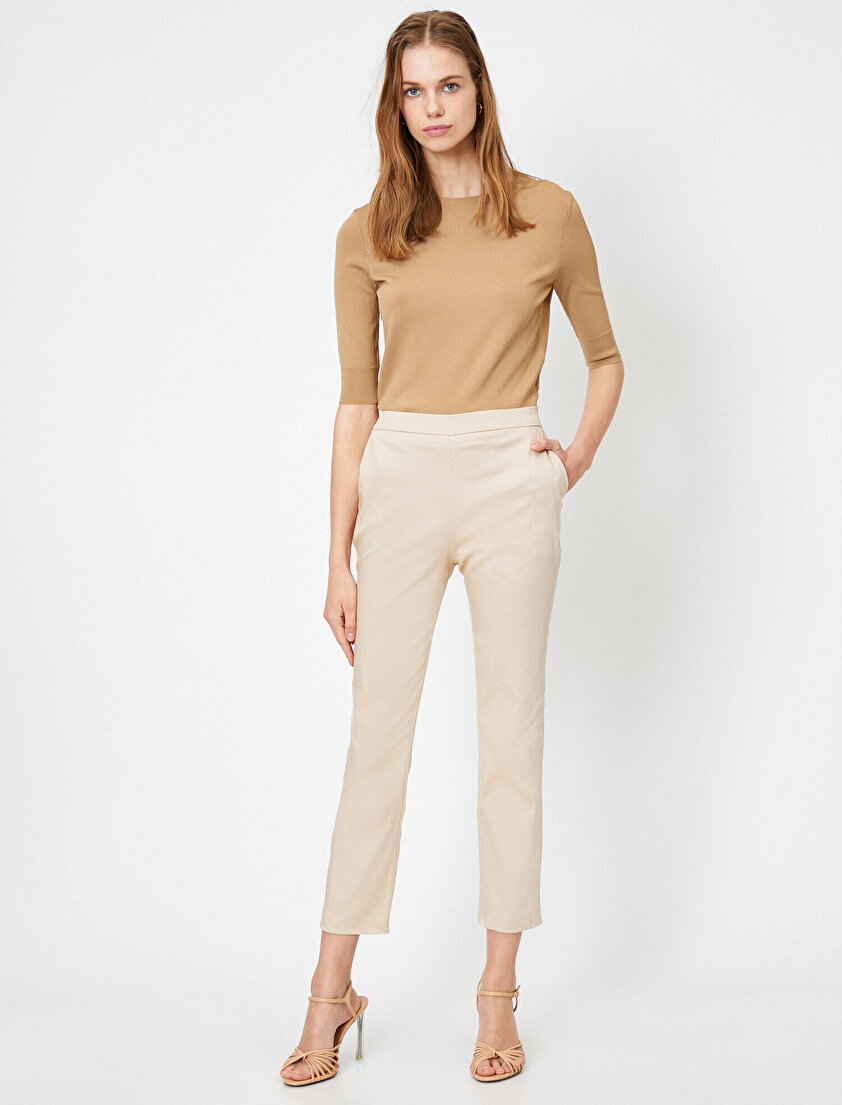 Normal Bel Basic Pantolon