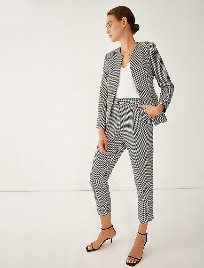 Kısa Paça Cepli Pantolon