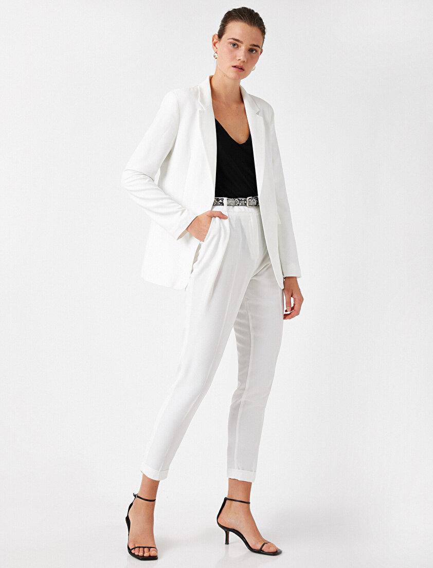 Normal Bel Kısa Paça Pantolon