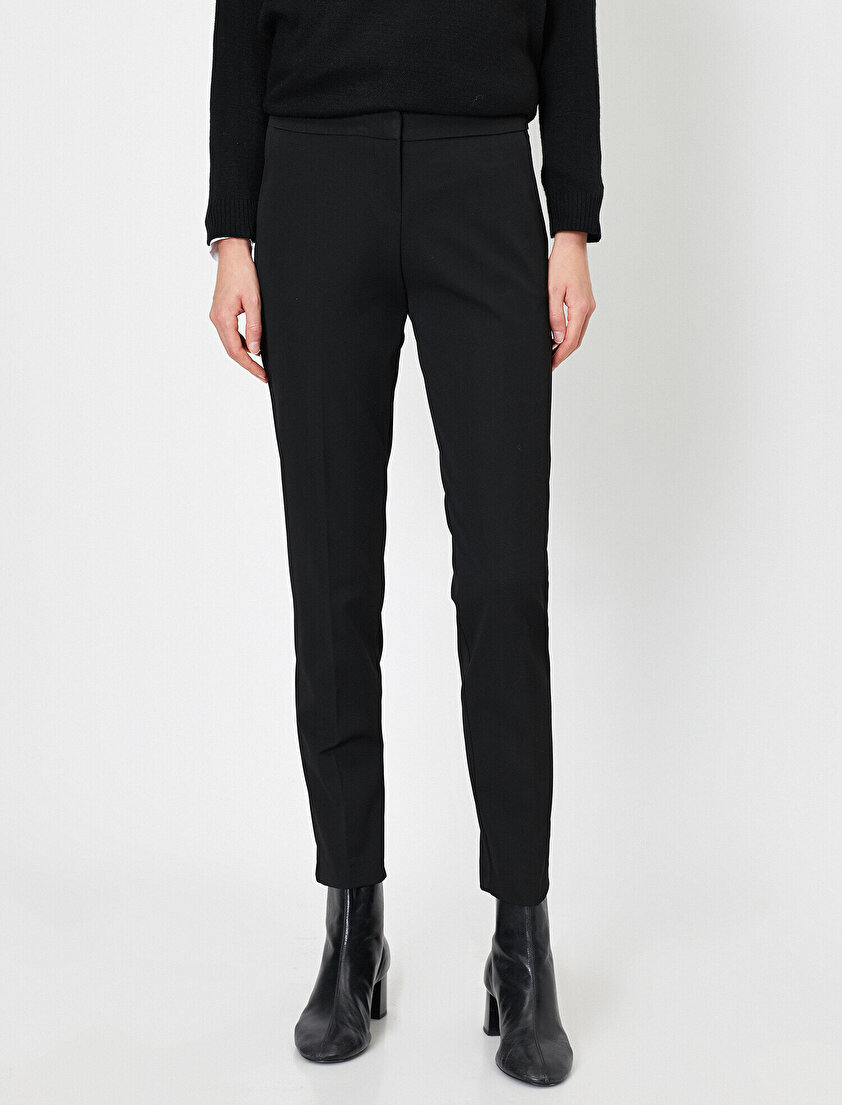 Cep Detaylı Basic Pantolon