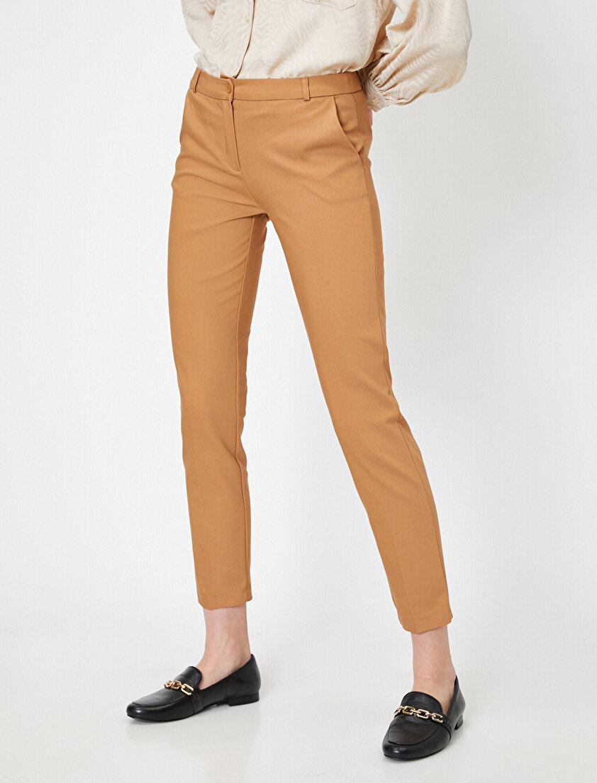 Slim Fit Dar Paça Pantolon