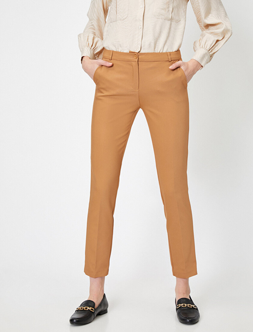 Slim Fit Dar Paça Pantolon