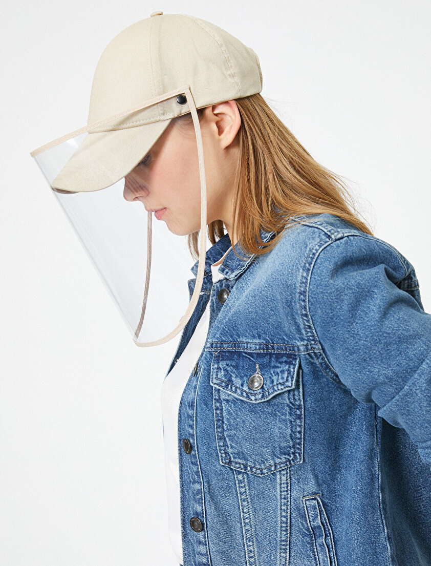 Siperlikli Yüz Koruyucu Şapka