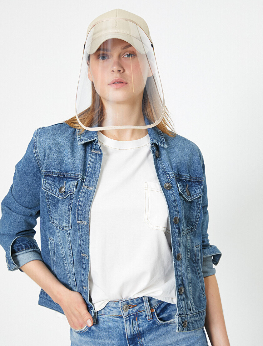 Siperlikli Yüz Koruyucu Şapka