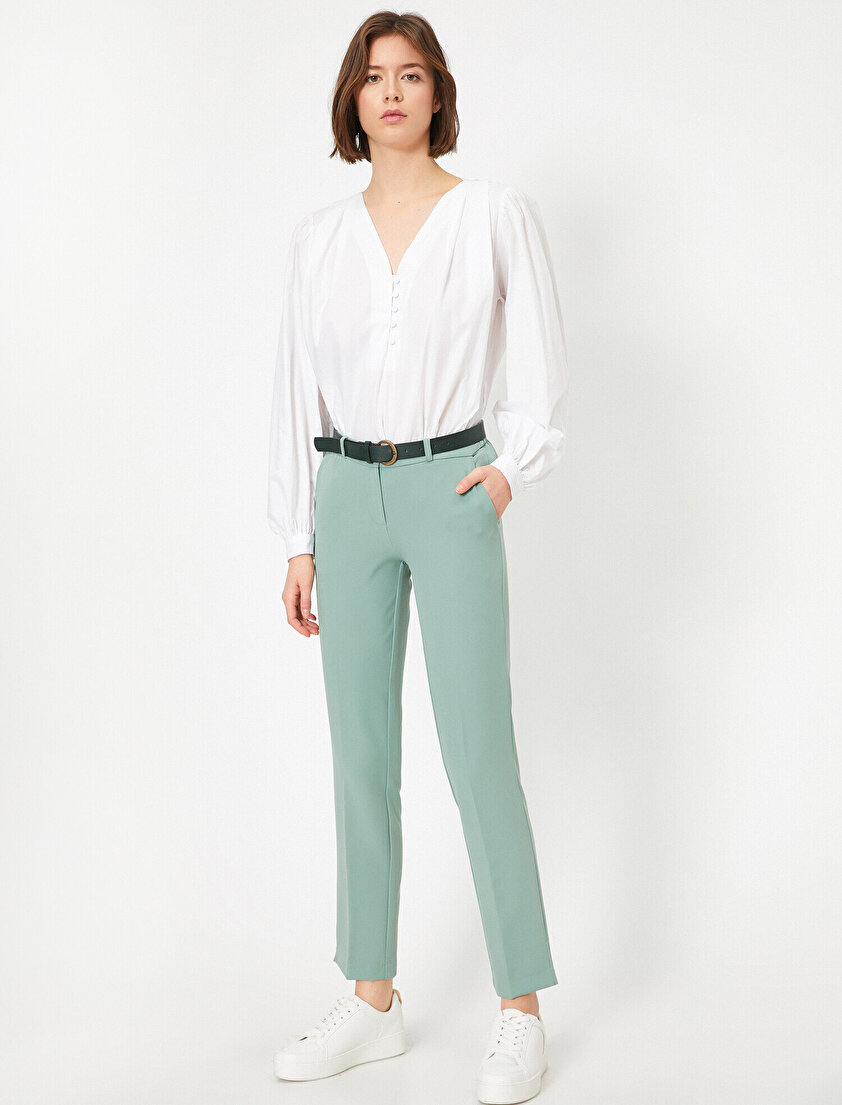 Cep Detaylı Pantolon