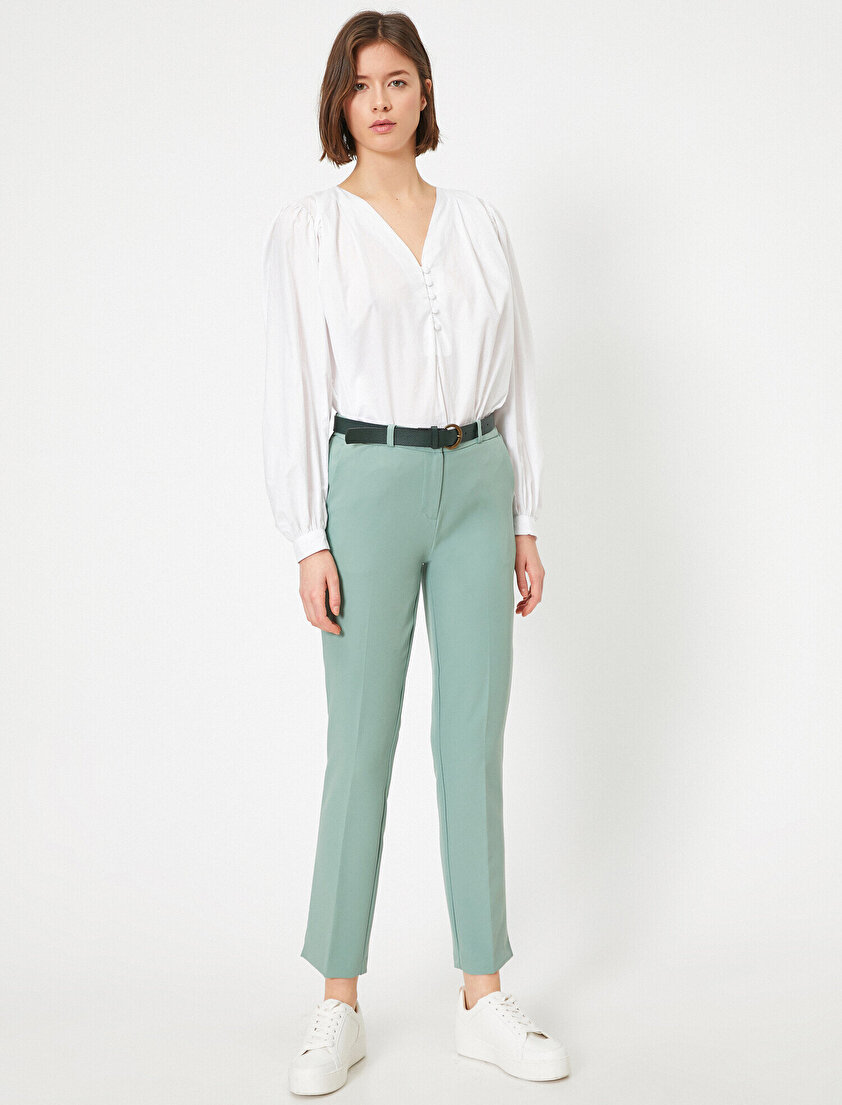 Cep Detaylı Pantolon