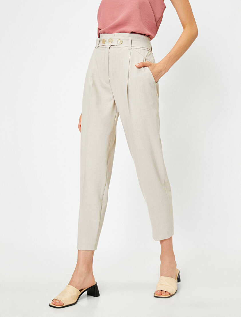 Cepli Kemerli Pantolon