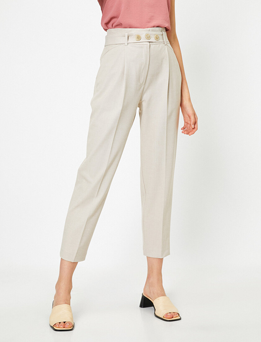 Cepli Kemerli Pantolon