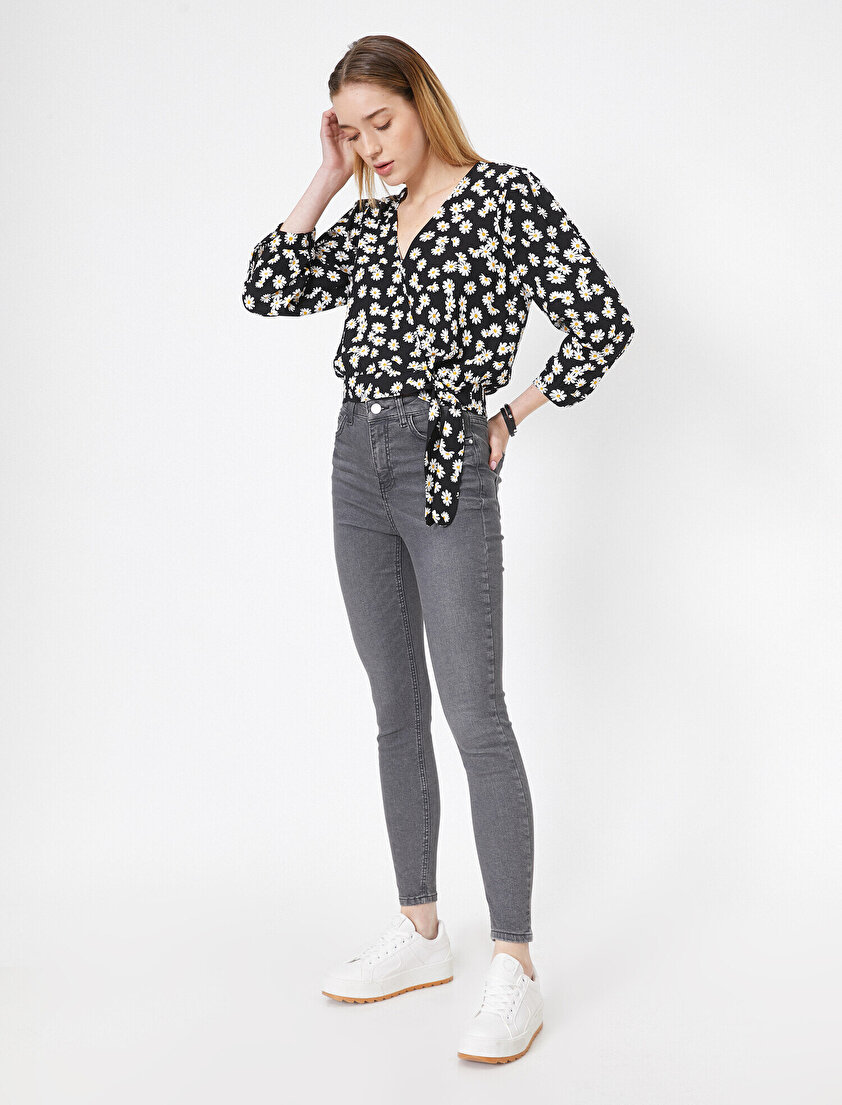 Carmen Yüksek Bel Skinny Fit Jean Pantolon