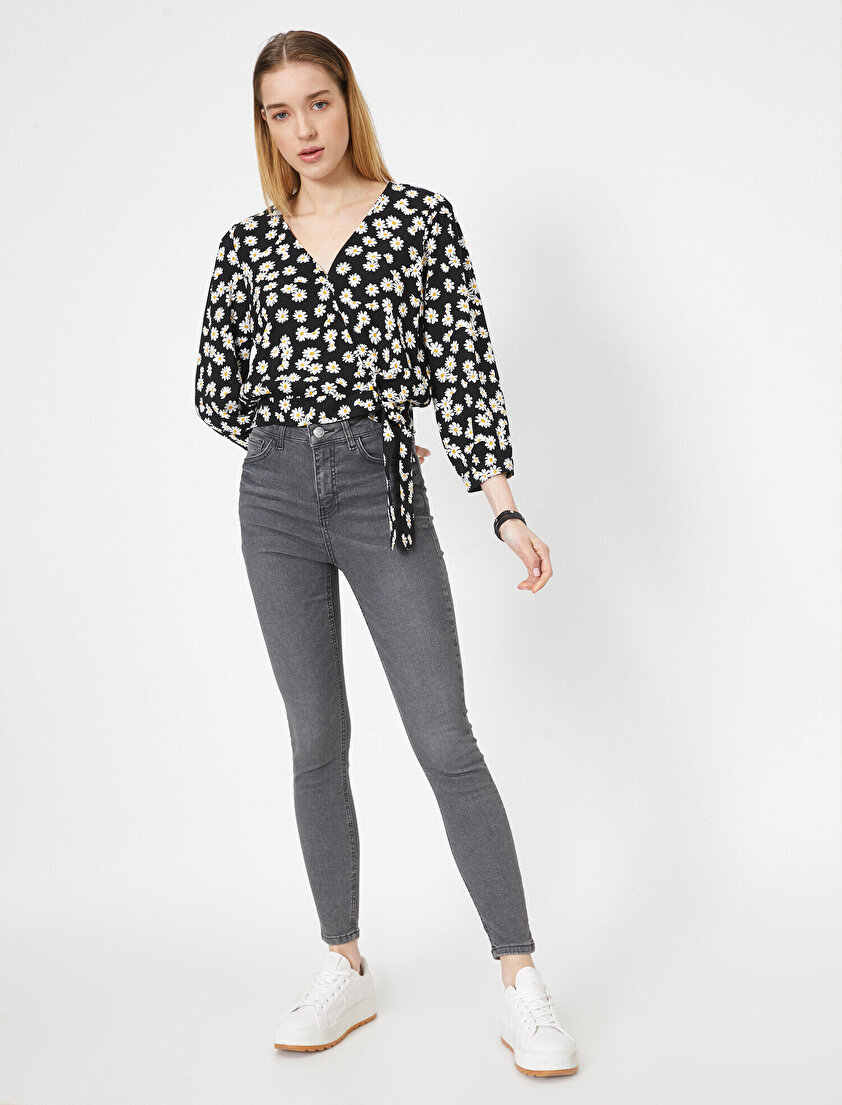 Carmen Yüksek Bel Skinny Fit Jean Pantolon