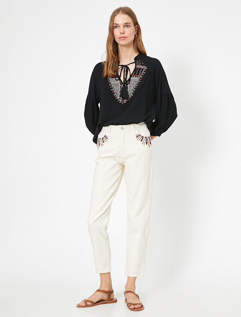 El Emeği Mom Jean Pantolon