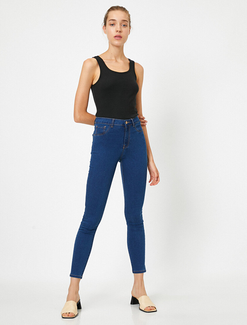 Yüksek Bel Skinny Jeans