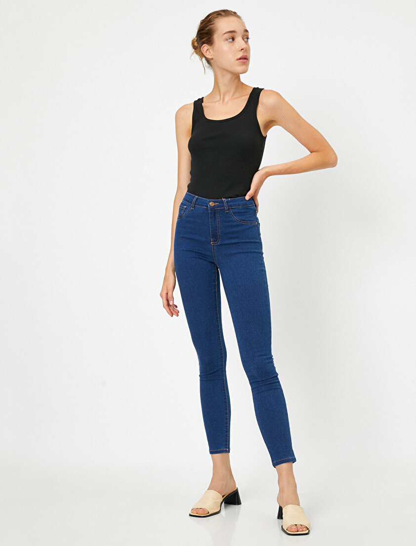 Yüksek Bel Skinny Jeans
