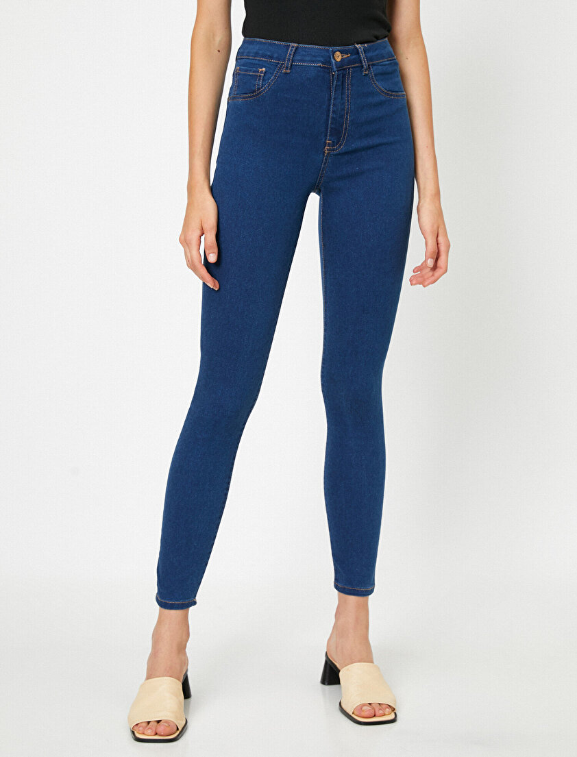 Yüksek Bel Skinny Jeans