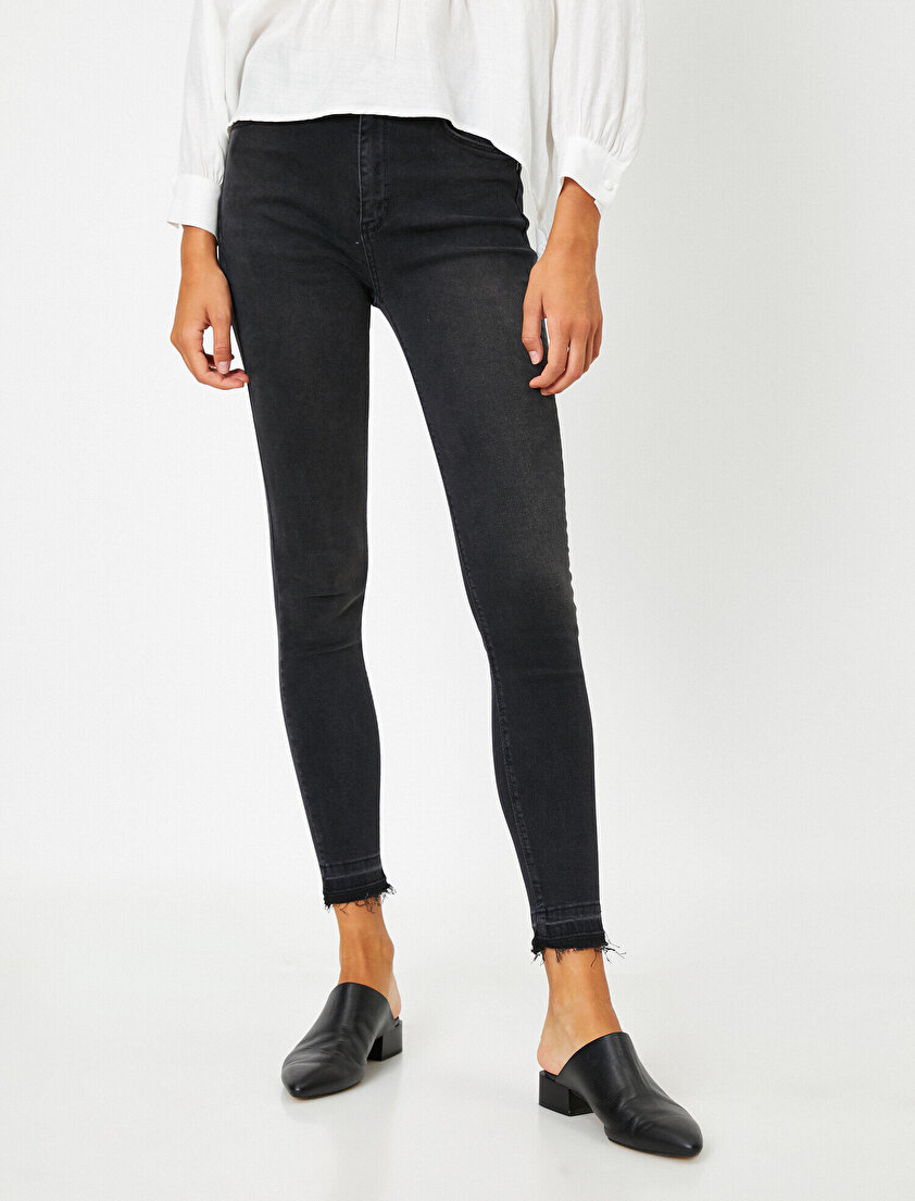 Yüksek Bel Skinny Jean