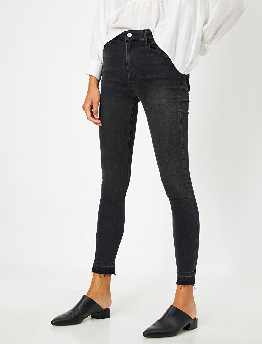 Yüksek Bel Skinny Jean