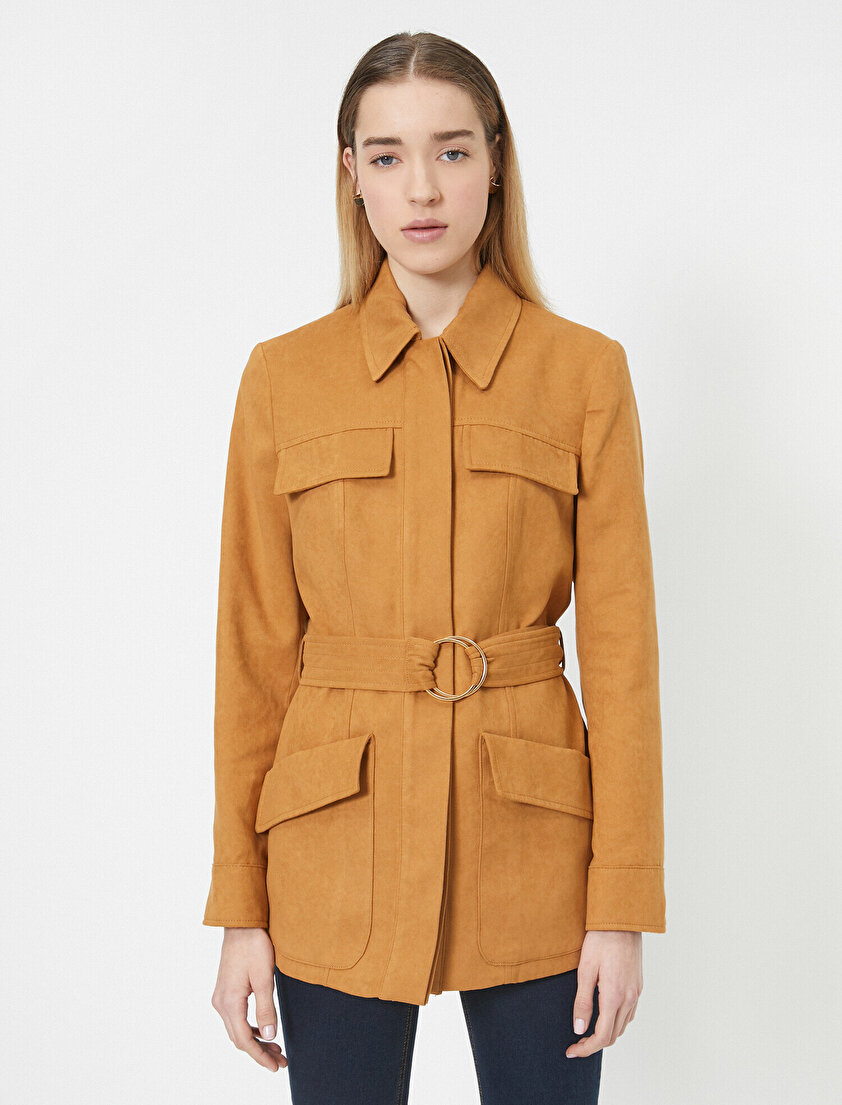 Beli Bağlamalı Ceket