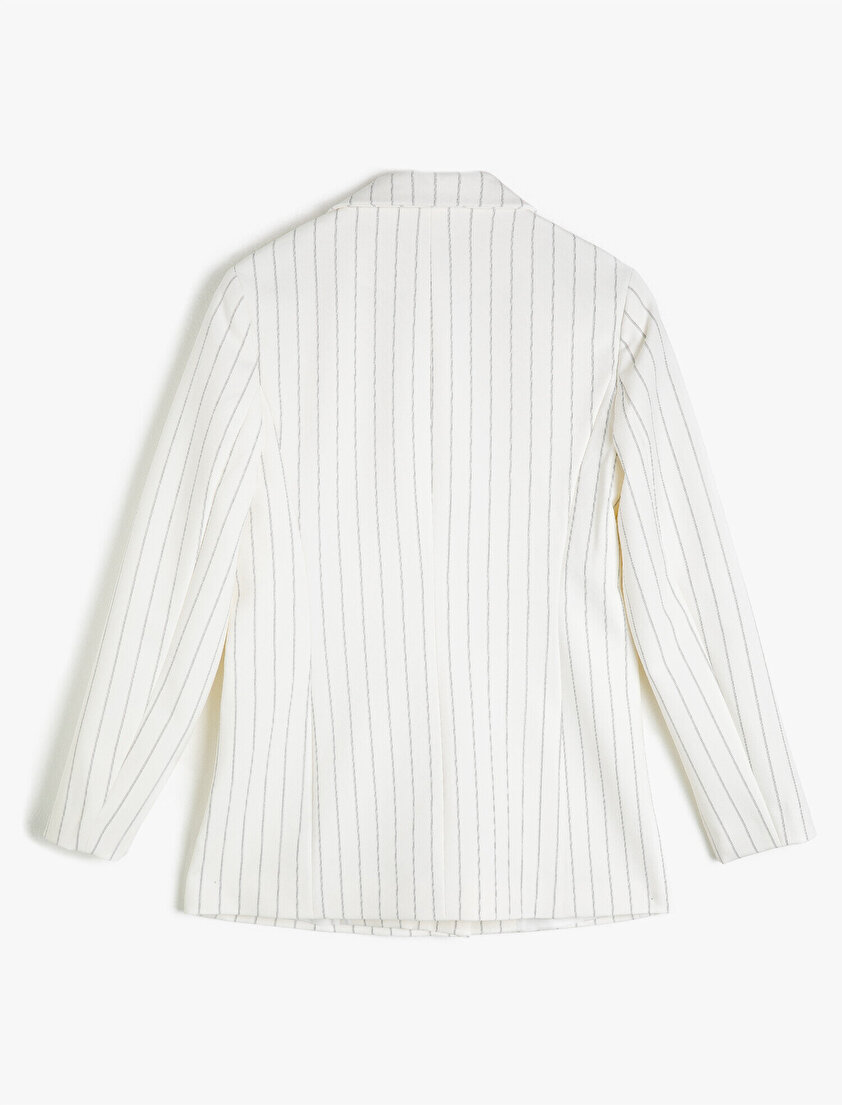 Arzu Sabancı for Koton Çizgili Blazer Ceket