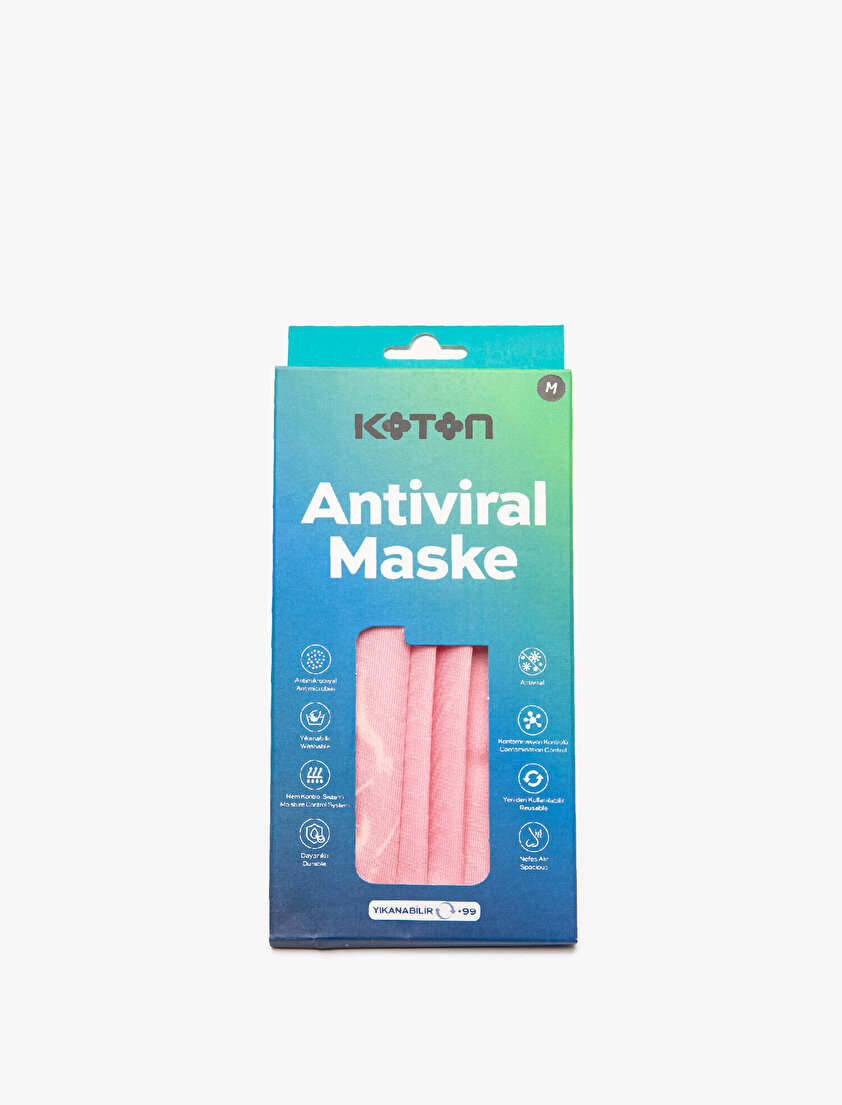 Yıkanabilir Antiviral Maske
