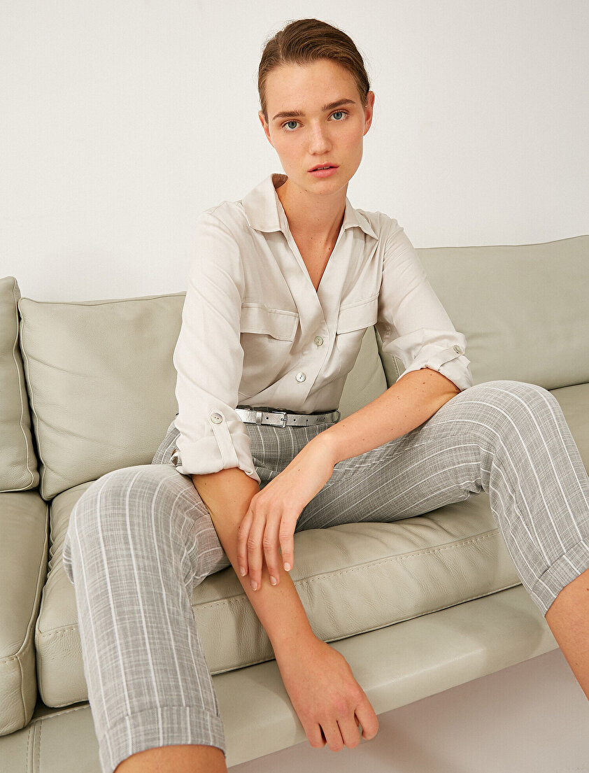 Cep Detaylı Gömlek