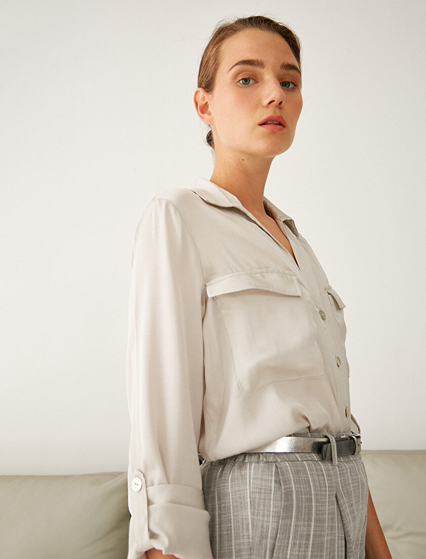Cep Detaylı Gömlek