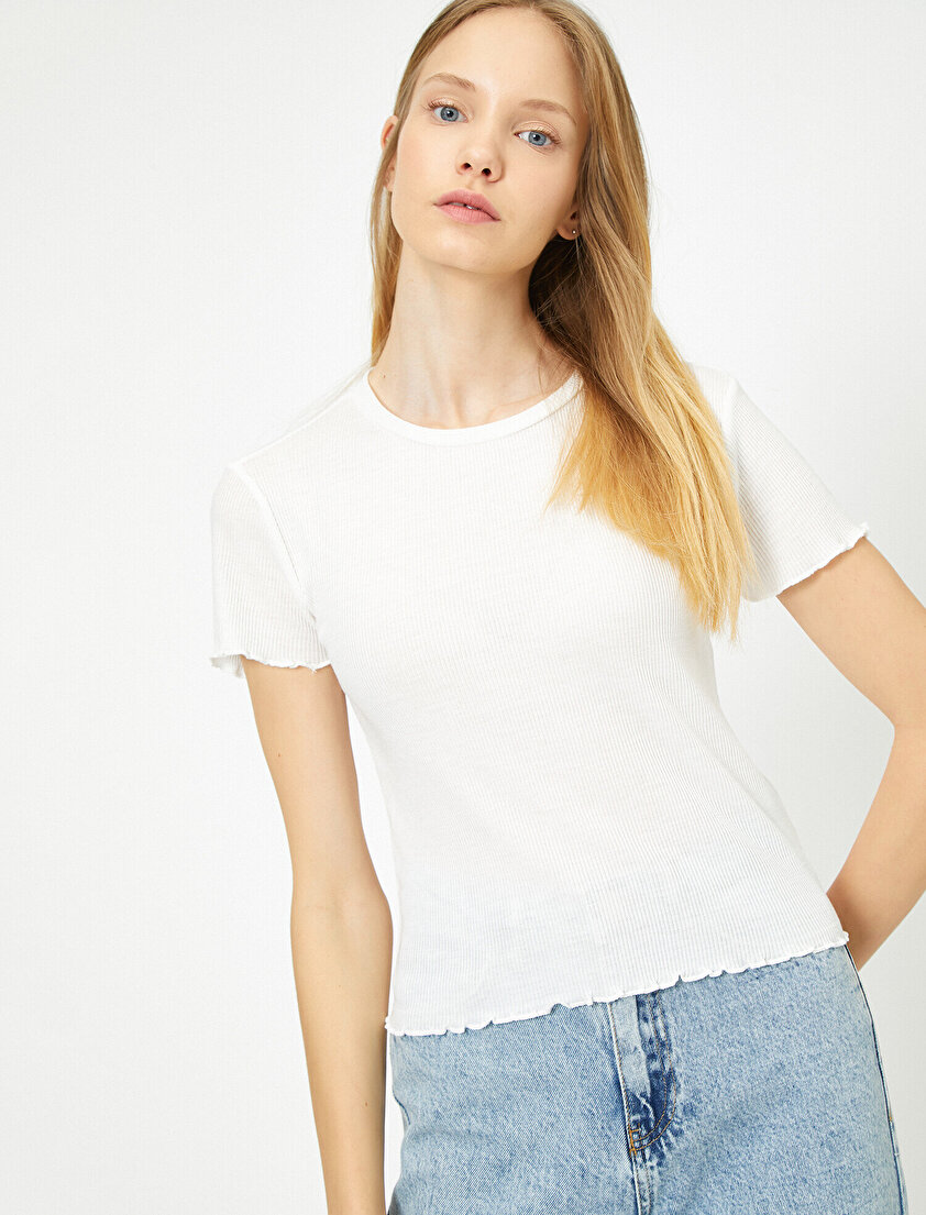 Bisiklet Yaka Basic Kısa Kol Tişört