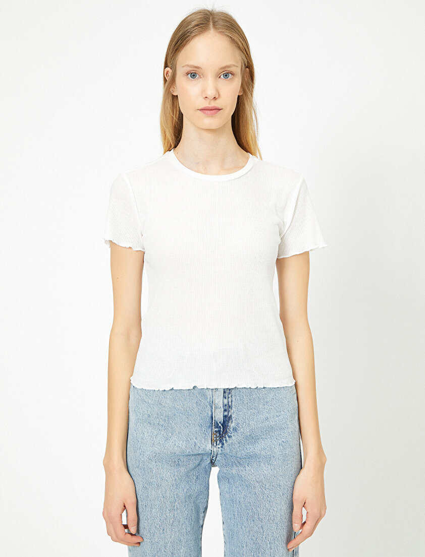 Bisiklet Yaka Basic Kısa Kol Tişört