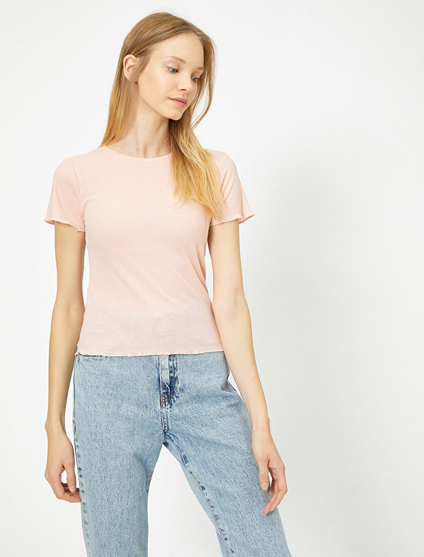 Bisiklet Yaka Basic Kısa Kol Tişört