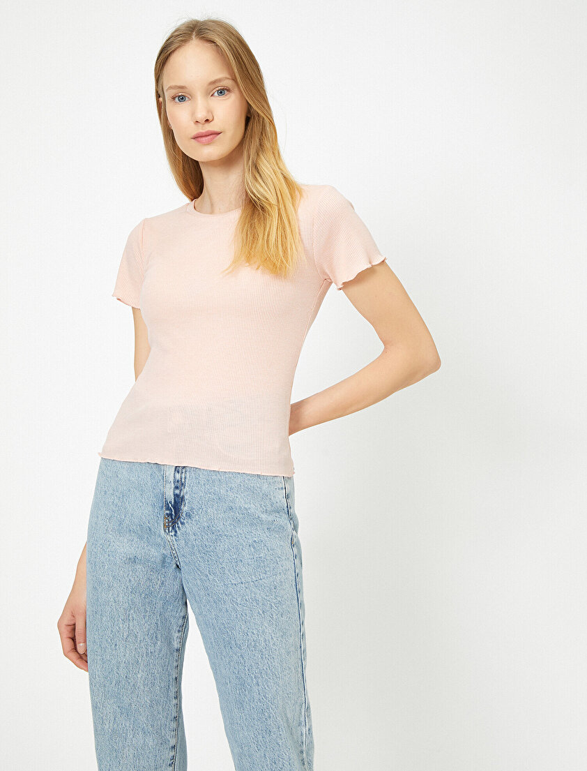 Bisiklet Yaka Basic Kısa Kol Tişört