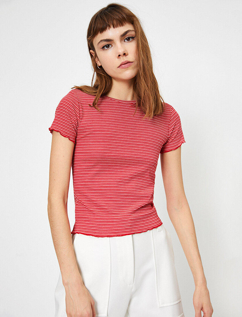 Bisiklet Yaka T-Shirt