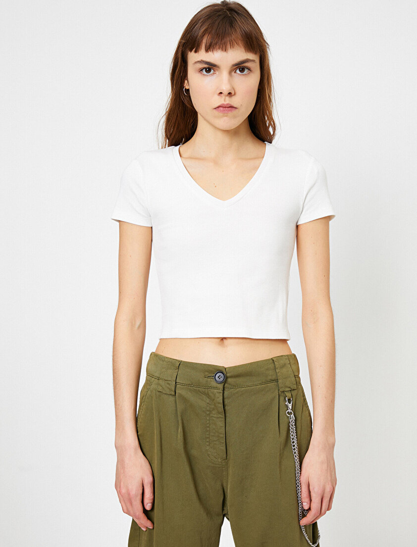 V Yaka T-Shirt