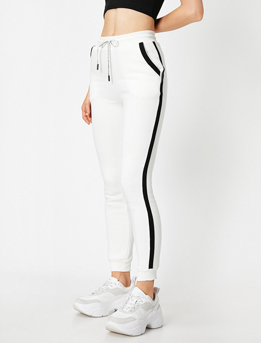 Cepli Şeritli Eşofman Altı