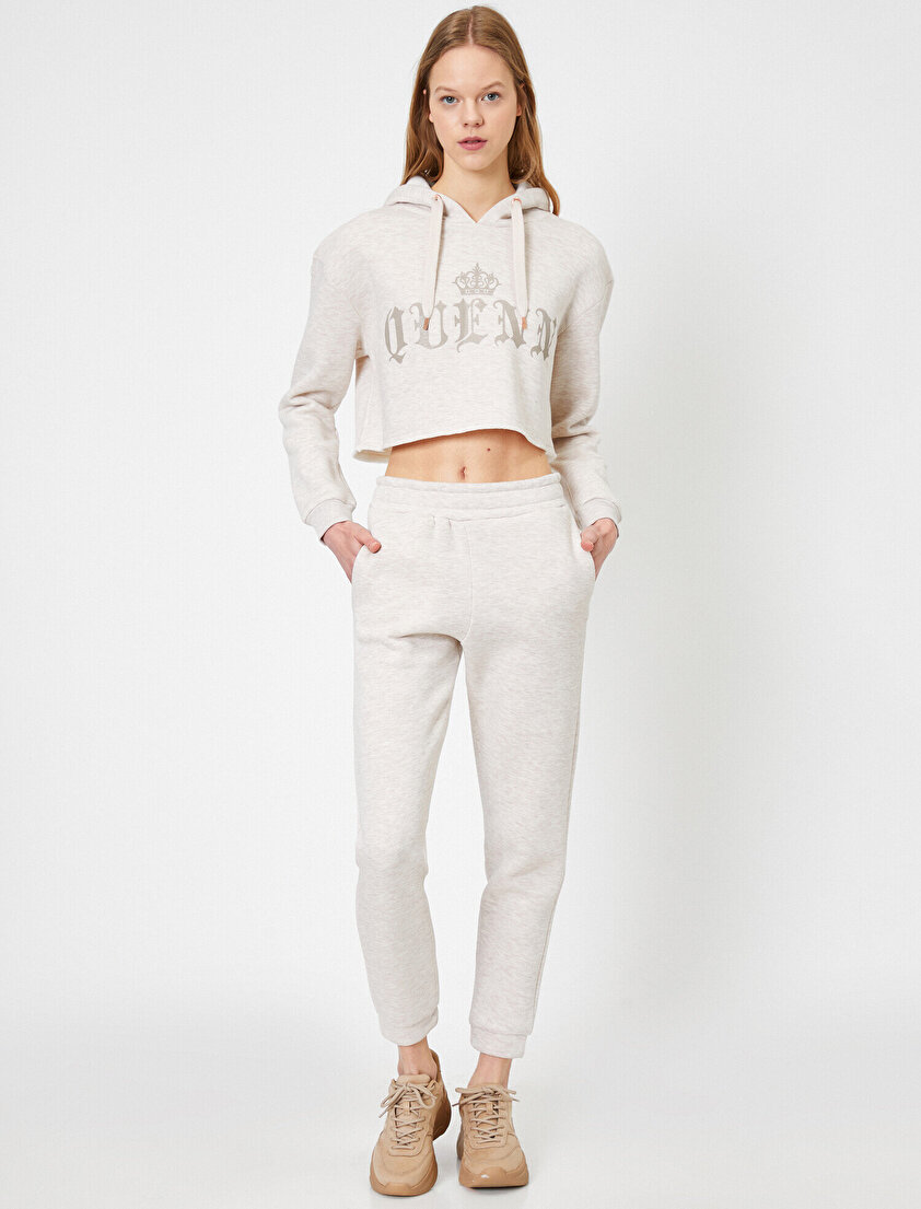 Yazılı Baskılı Eşofman Altı