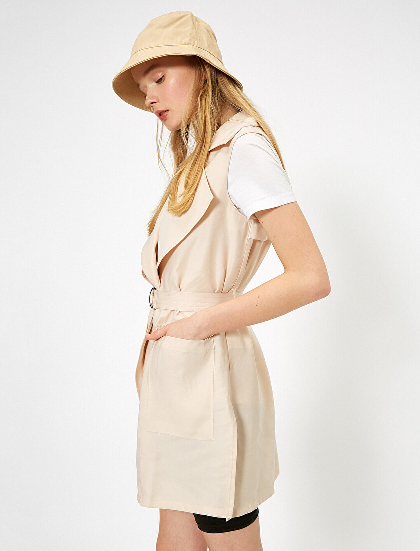 Beli Bağlamalı Ceket