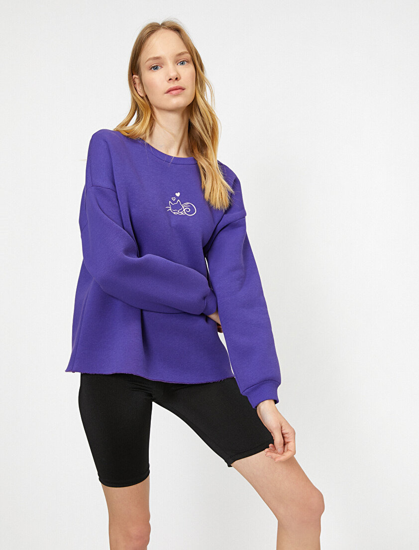 Baskılı Sweatshirt